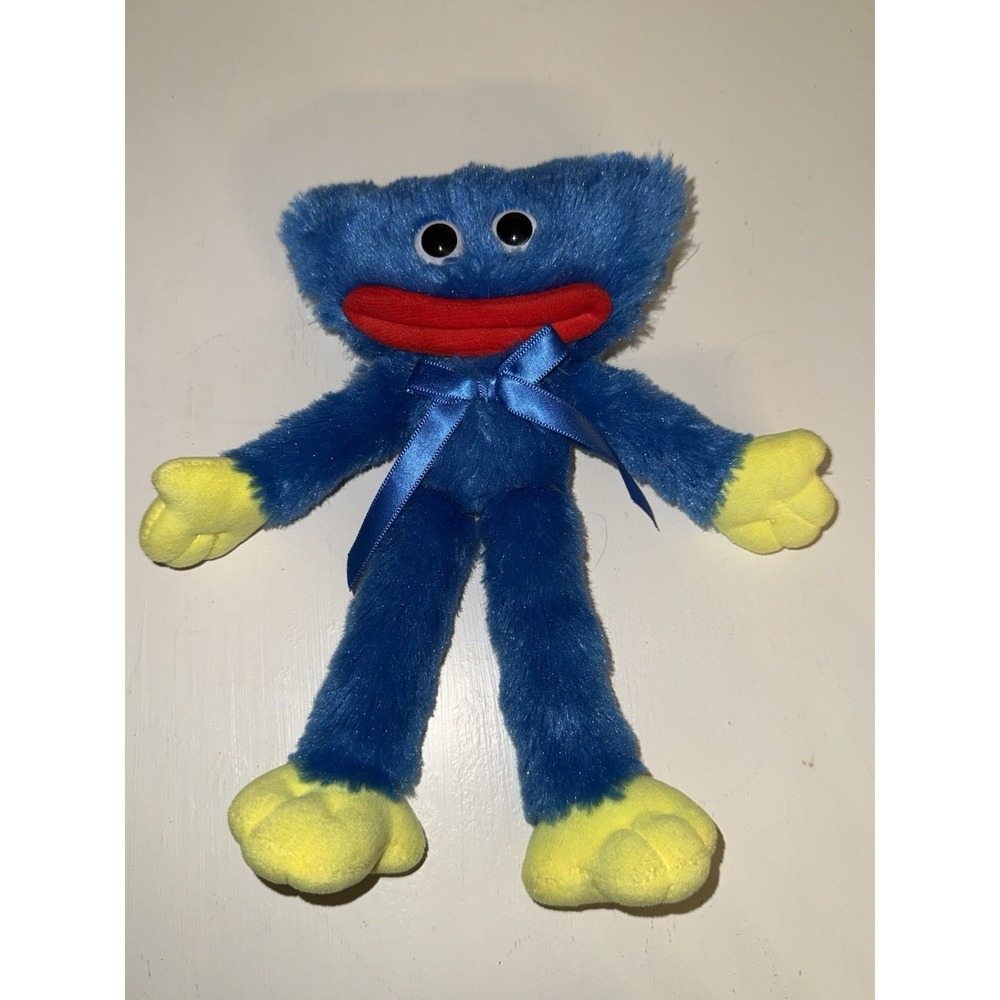 Poppy Playtime Huggy Wuggy Stuffed Scary 10" Blue Plush Baby‎ Huggy Wuggy